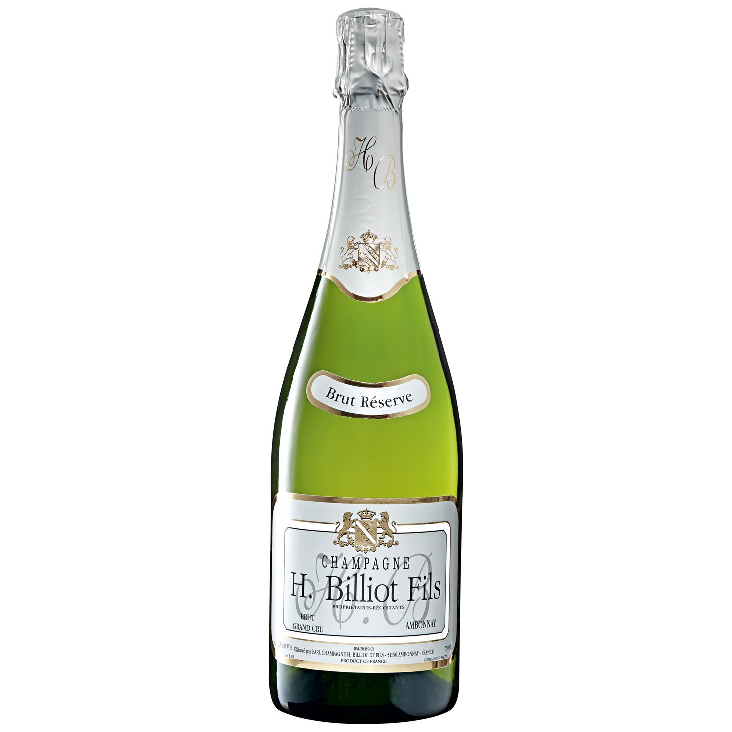 Champagne AOC Billiot Réserve Grand Cru -75cl