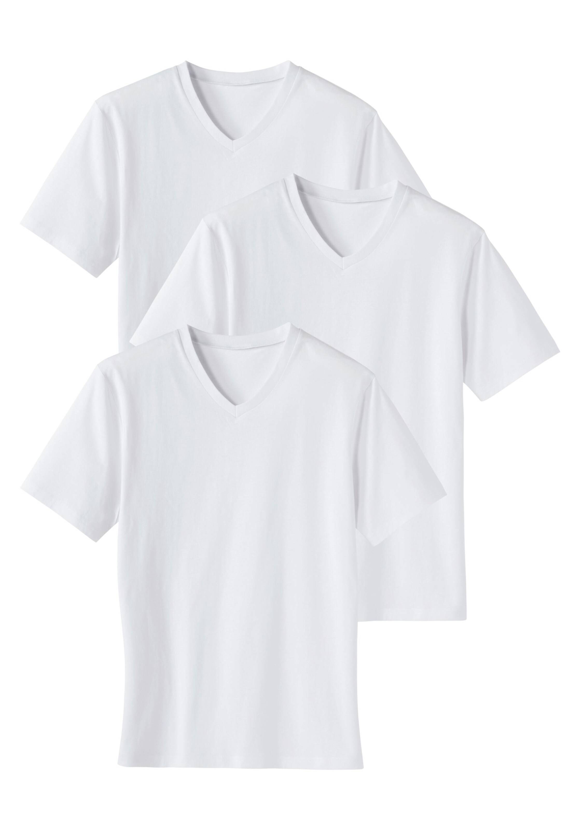 s.Oliver V-Shirt in weiß