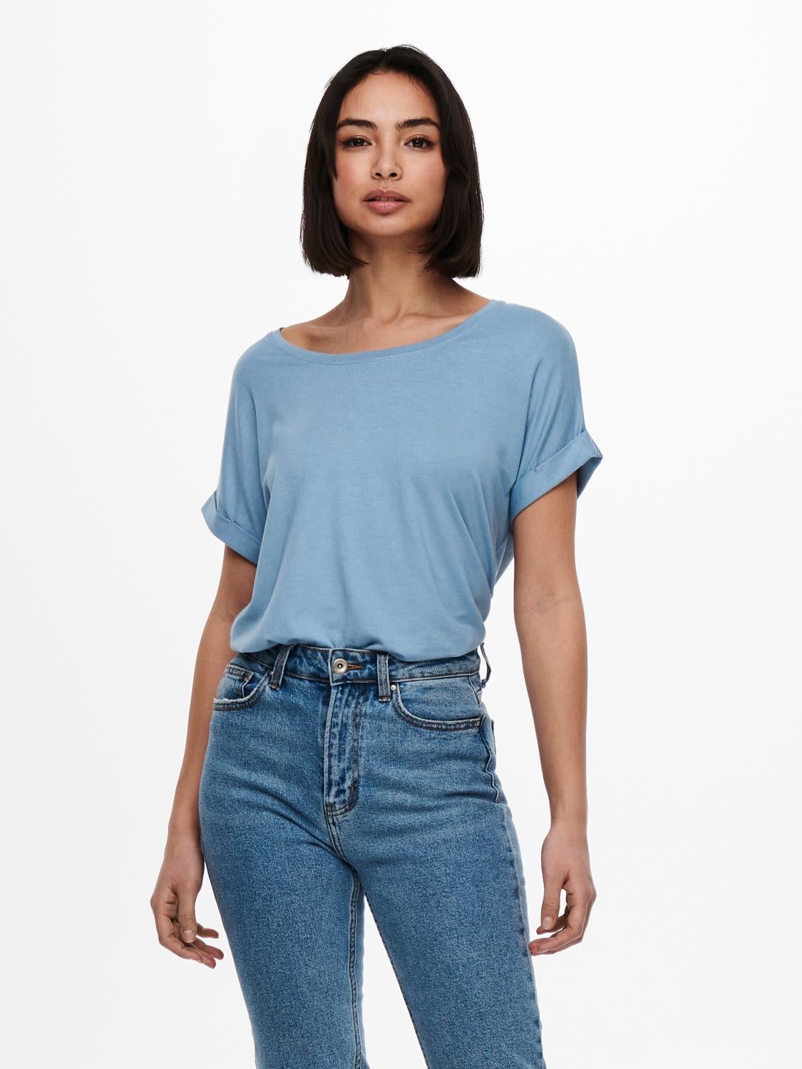 ONLMOSTER Top Faded Denim