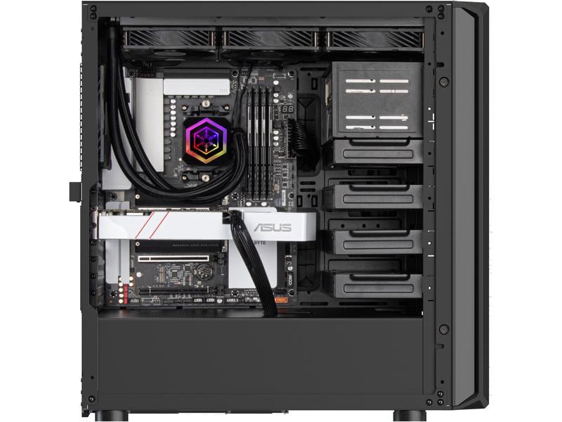 SilverStone PC-Gehäuse SETA D1 Kompaktes Mid-Tower-ATX-Gehäuse