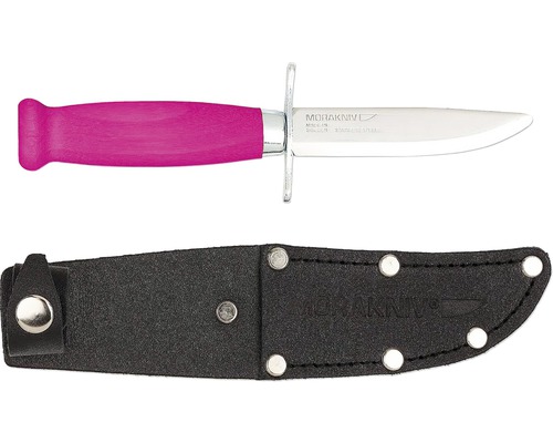 Universeel mes Morakniv Scout Classic Safe 17 cm roze