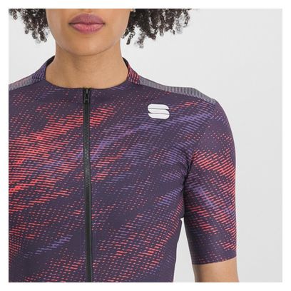 Maillot Manches Courtes Femme Sportful Cliff Supergiara Violet/Rose