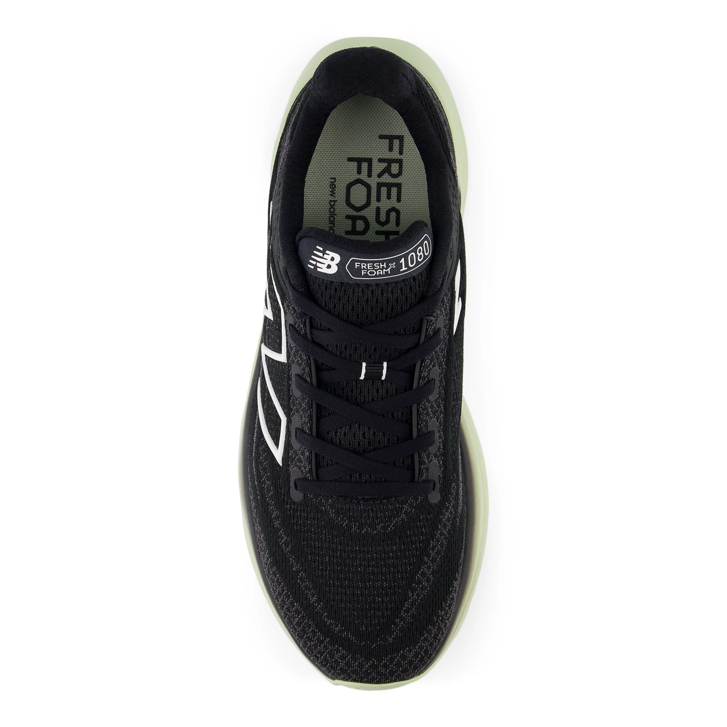 Fresh Foam X 1080v13 Black con lichen green