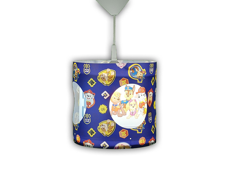 Draaibare hanglamp Paw Patrol, in hoogte verstelbaar