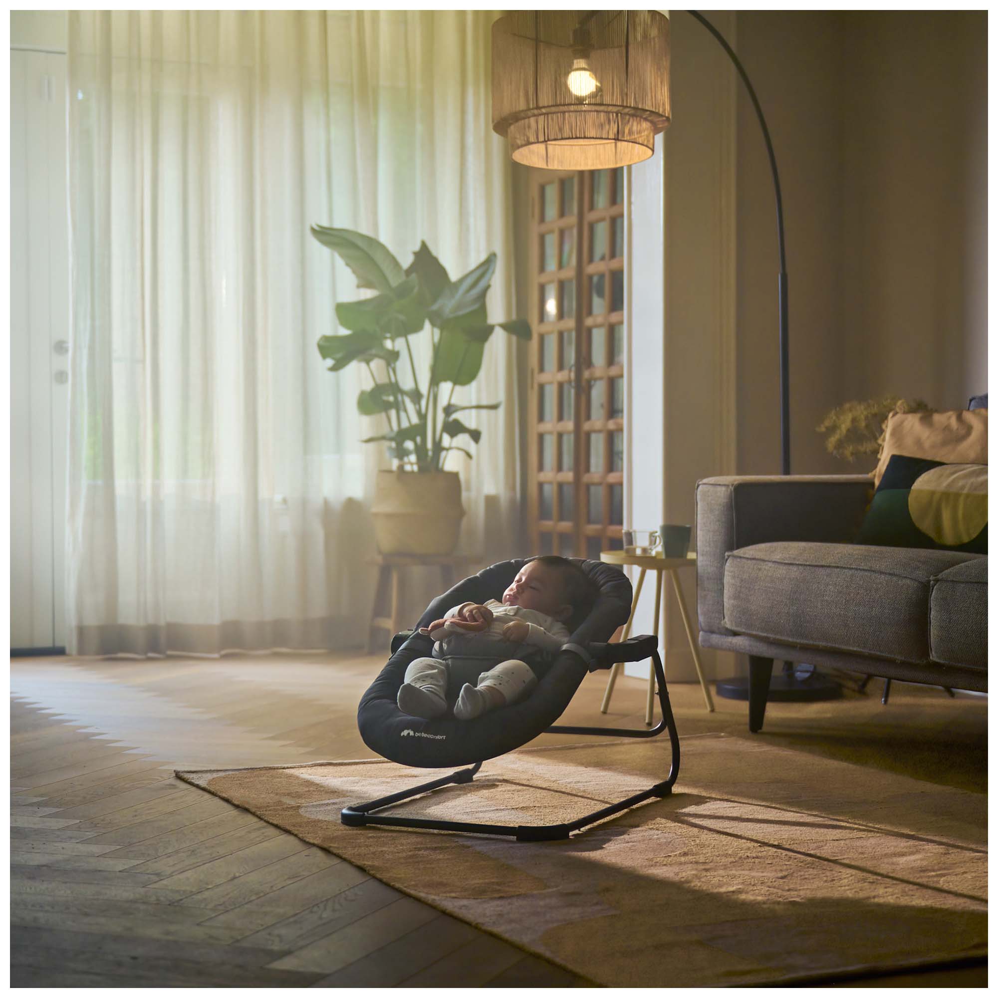 Bebeconfort 2-in-1 newbornset en wipstoel Timba Baby Mineral grijs