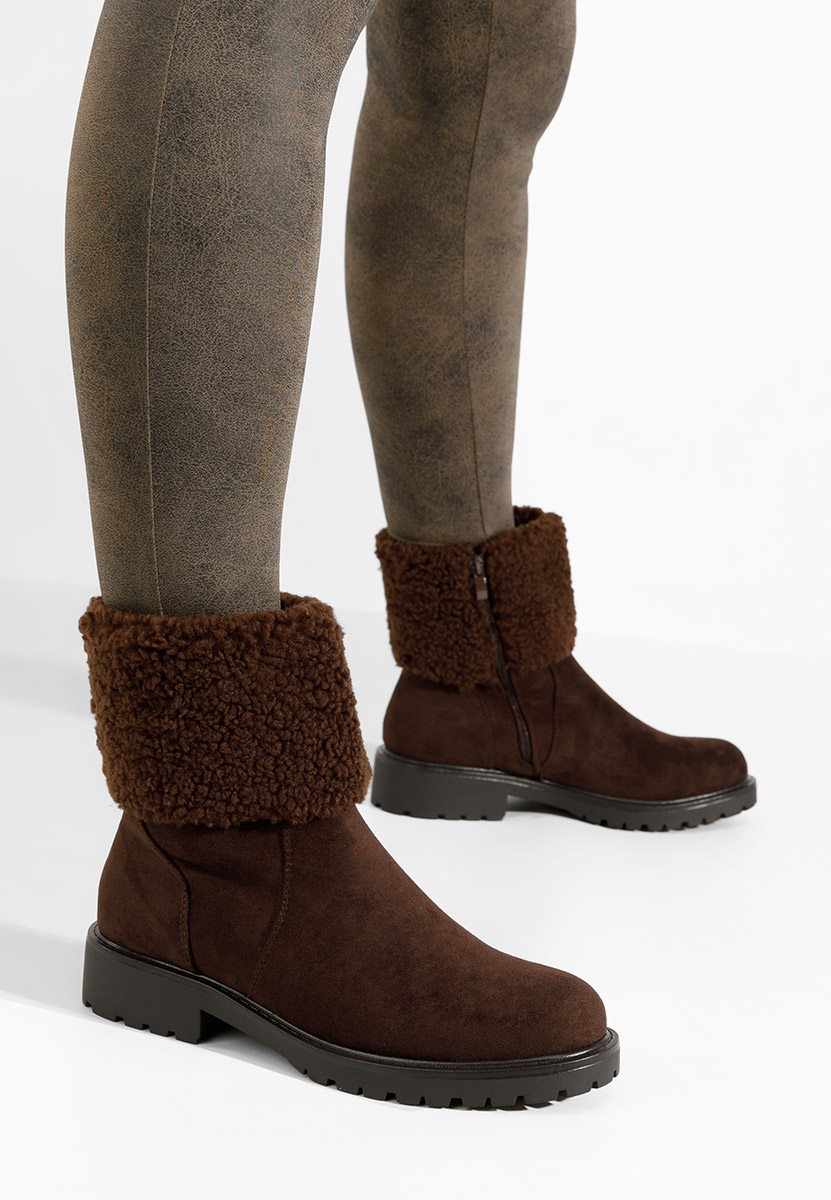 Bottines doublées femme bruns Lyora