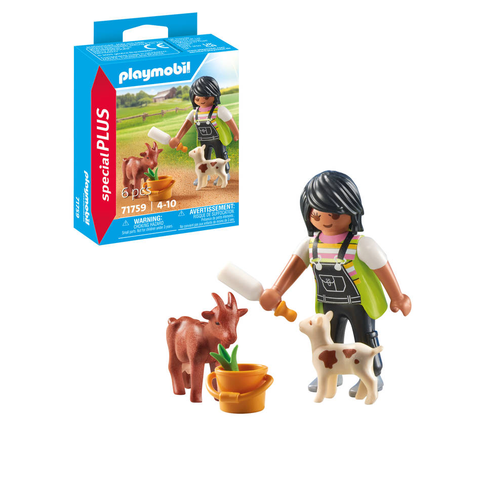 PLAYMOBIL SpecialPLUS vrouw met geiten 71759