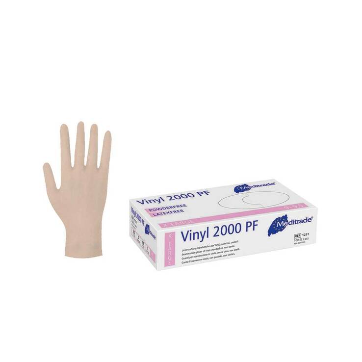 Vinyl 2000 Untersuchungshandschuhe puderf.unsteril Größe XL, 100 St