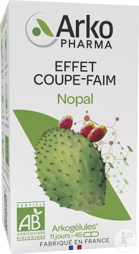 Arkogélules Nopal Effet Coupe-Faim 45 Gélules Végétales