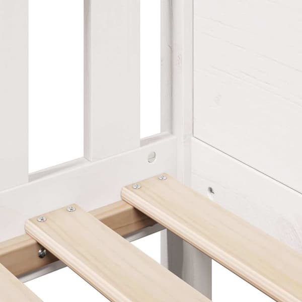 vidaXL Barnesengeramme med skuffer 70x140 cm heltre furu