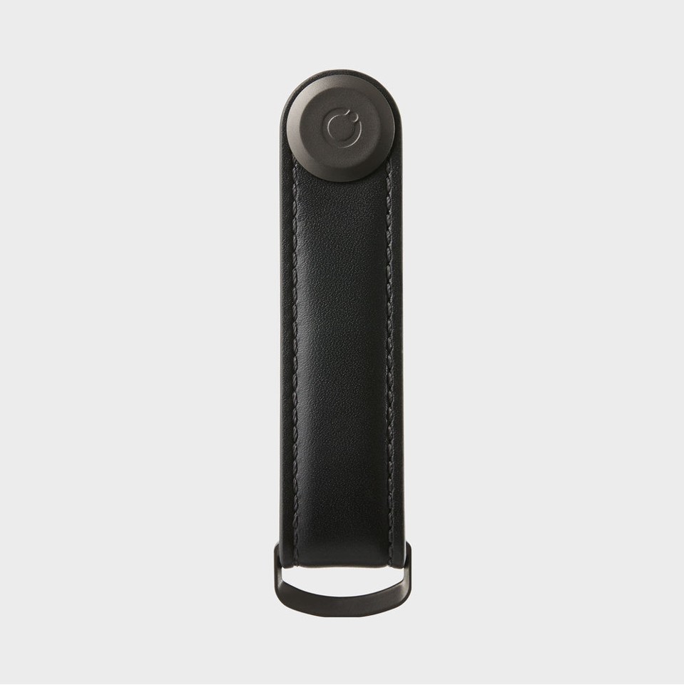 Orbitkey - Leather Key Organiser - Black/Black