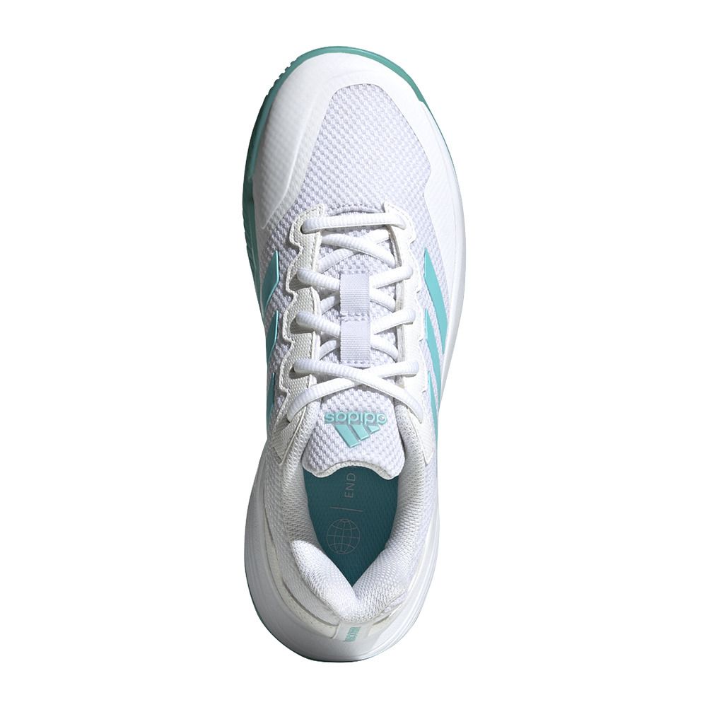 Adidas Performance GAMECOURT 2.0 - Chaussures tennis Femme ftwwht/pulaqu/ftwwht