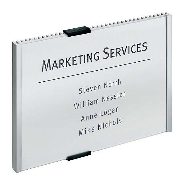Plaque professionnelle personnalisée Infosign 21 x 14,85 cm
