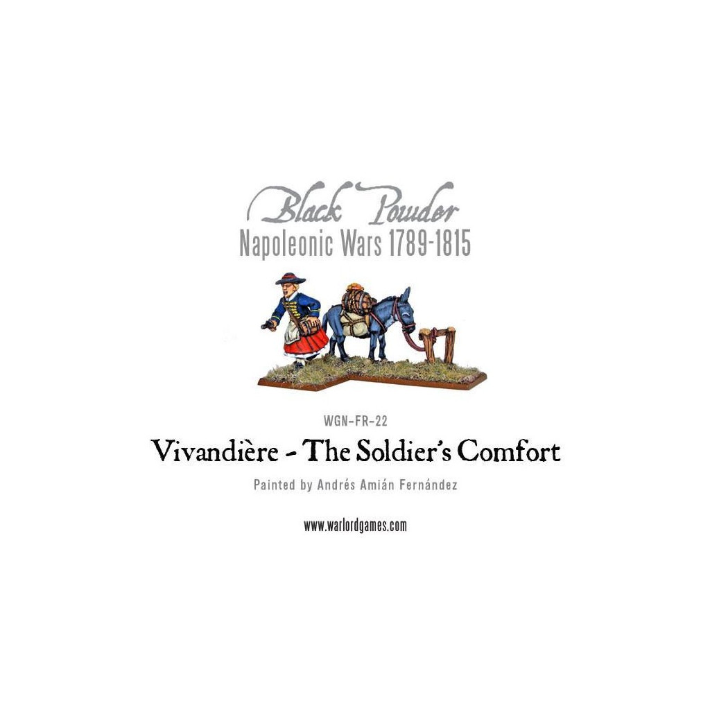 Napoleonic Wars: Vivandiere and Donkey - The Soldier's Comfort
