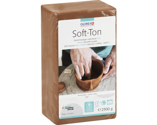 Boetseerklei zachte klei terracotta 2500 g