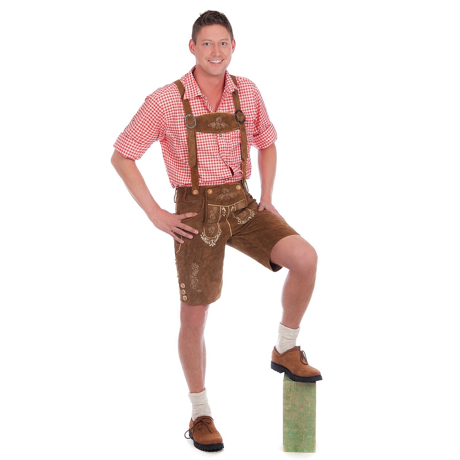Kurze Trachtenlederhose