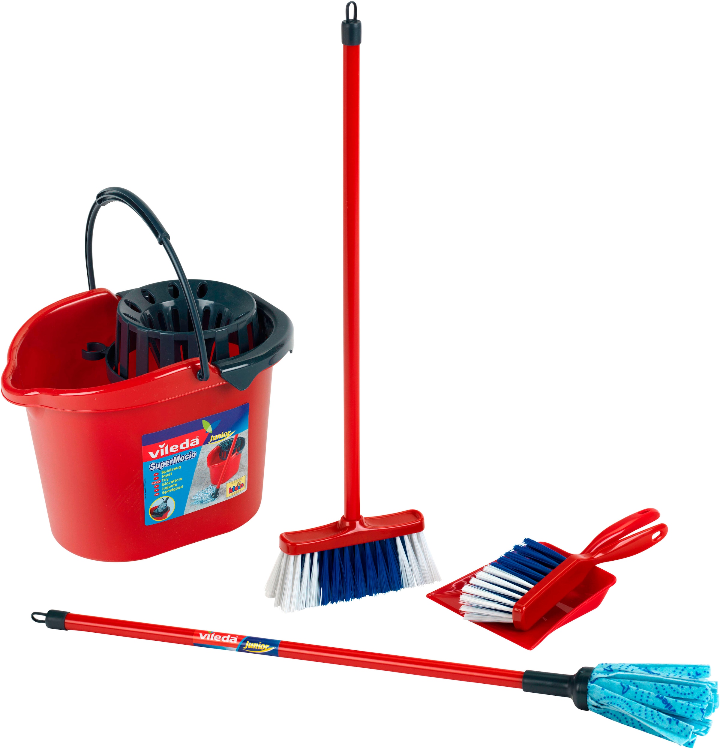 Klein Kinder-Putzwagen »Vileda Besenwagen mit Vileda Staubsauger« mit Spielstaubsauger, Made in Germany