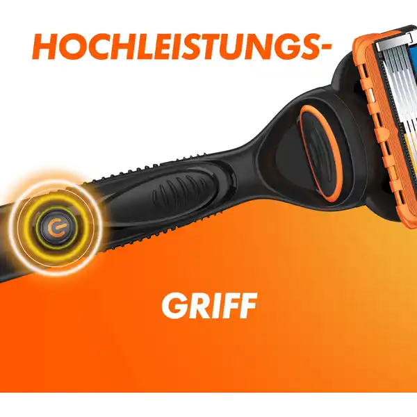 Fusion5 Power Rasierer mit einer Klinge