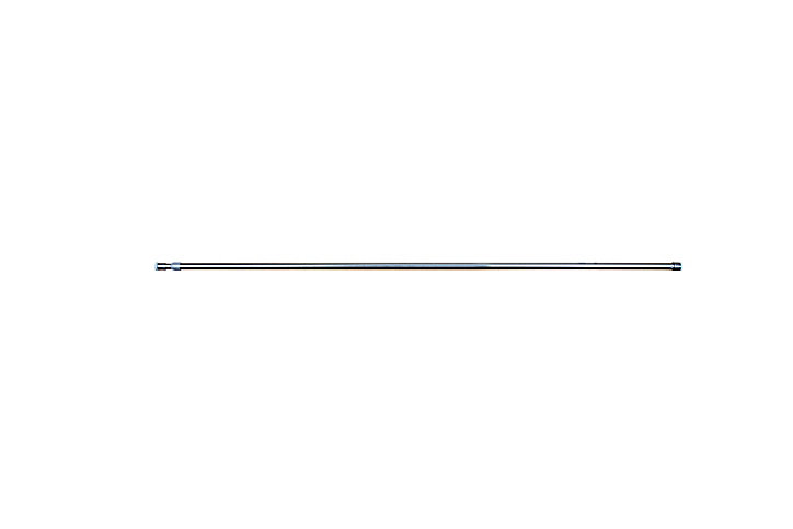 Kit barre de rideau GoodHome avec support 30/50 Konera Nickel