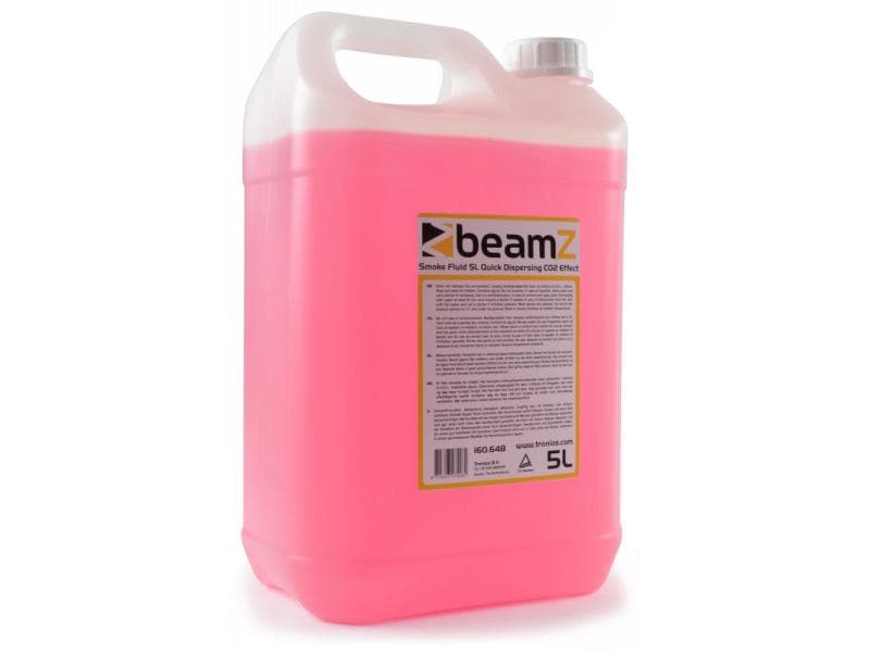 BeamZ Nebelfluid Quick-Disposal CO2 Effekt 5 l Nebelfluid auf Wasserbasis, 5 Liter
