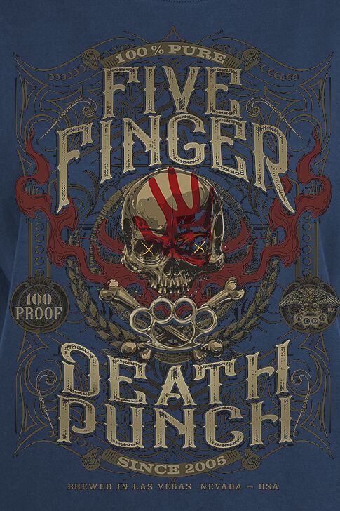 100 Proof | Five Finger Death Punch T-Shirt Manches courtes