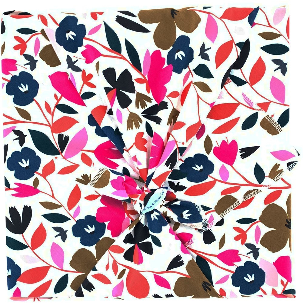 Furoshiki Grand 73 X 73 Cm Champ Floral