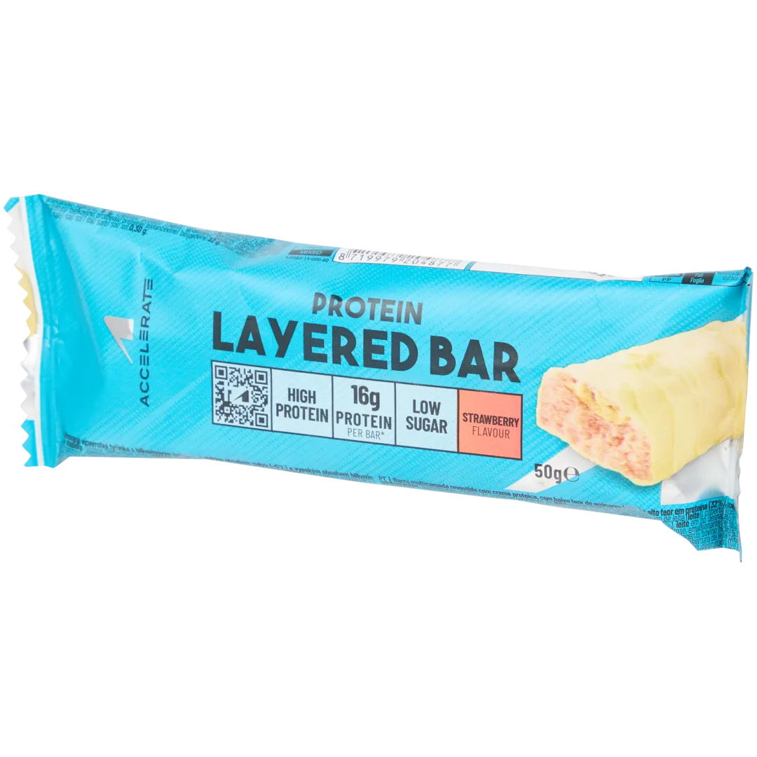 Barre protéinée Accelerate Fraise