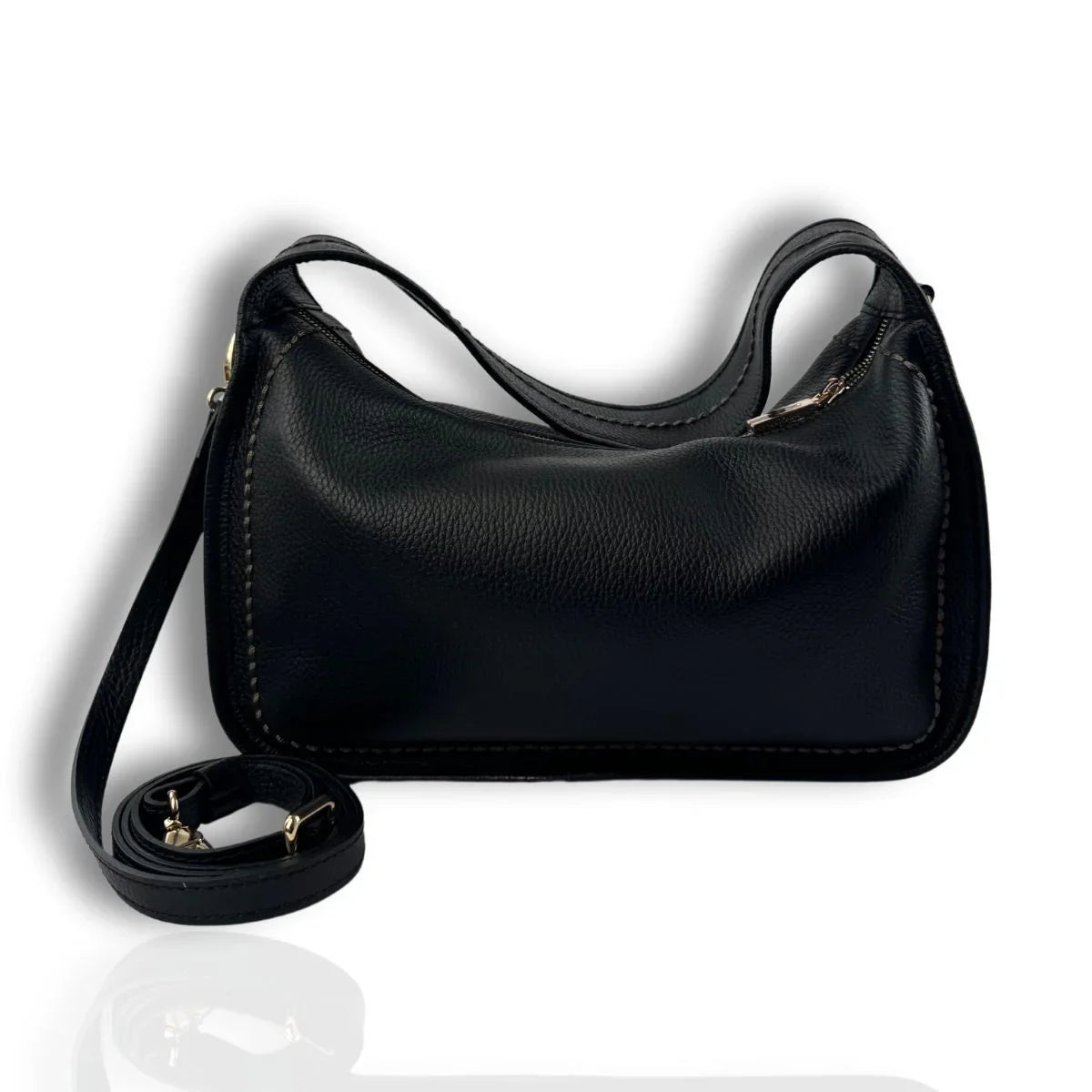 Plinio Visona | 23596 | Leren schoudertas