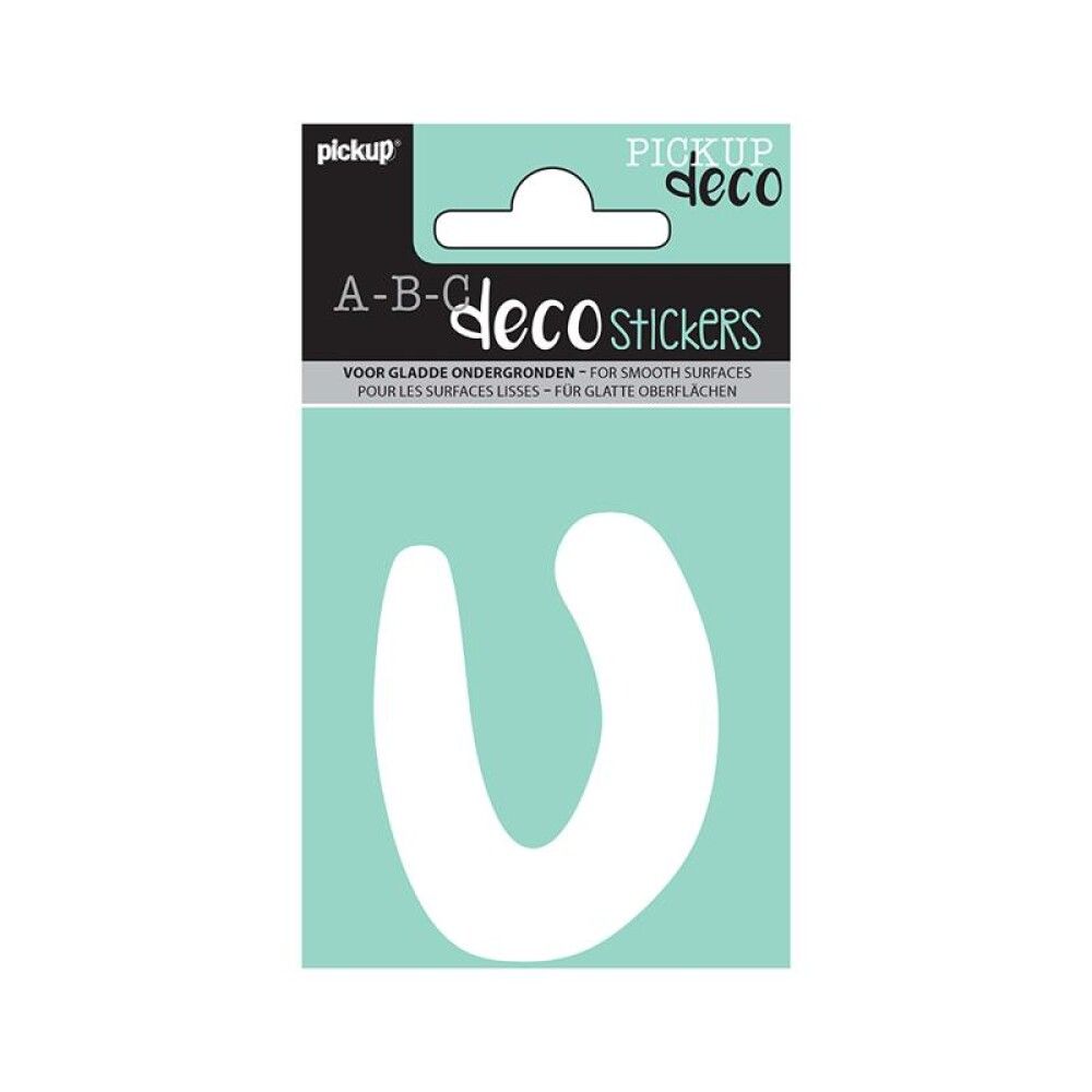 SKILT PICKUP ABC DECO EMMA 70 MM U HVIT