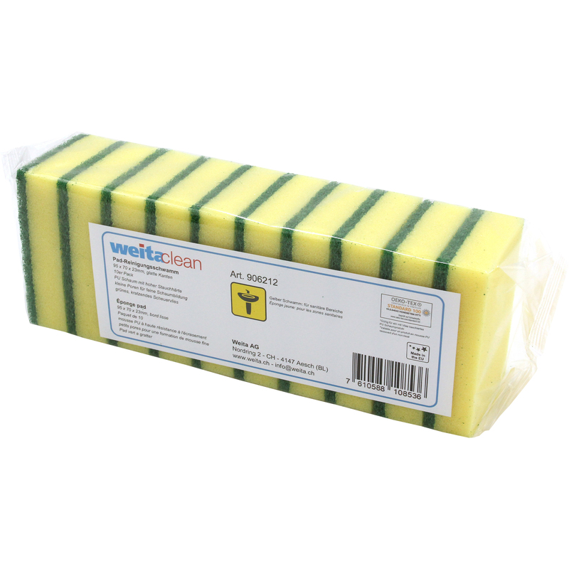 Weitaclean Schwamm, kratzend, gelb