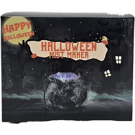 Halloween røggryde 10 cm - Sort