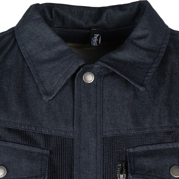 Helstons - Blouson Western Air Tissu Mesh Bleu