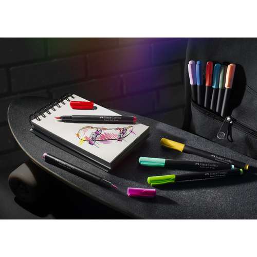 FABER-CASTELL Black Edition, Brush Soft Pen Sets