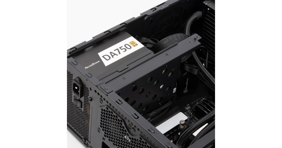 SilverStoneSST-GD11B HTPC behuizing  (Zwart | 2x USB-A | 1x USB-C)
