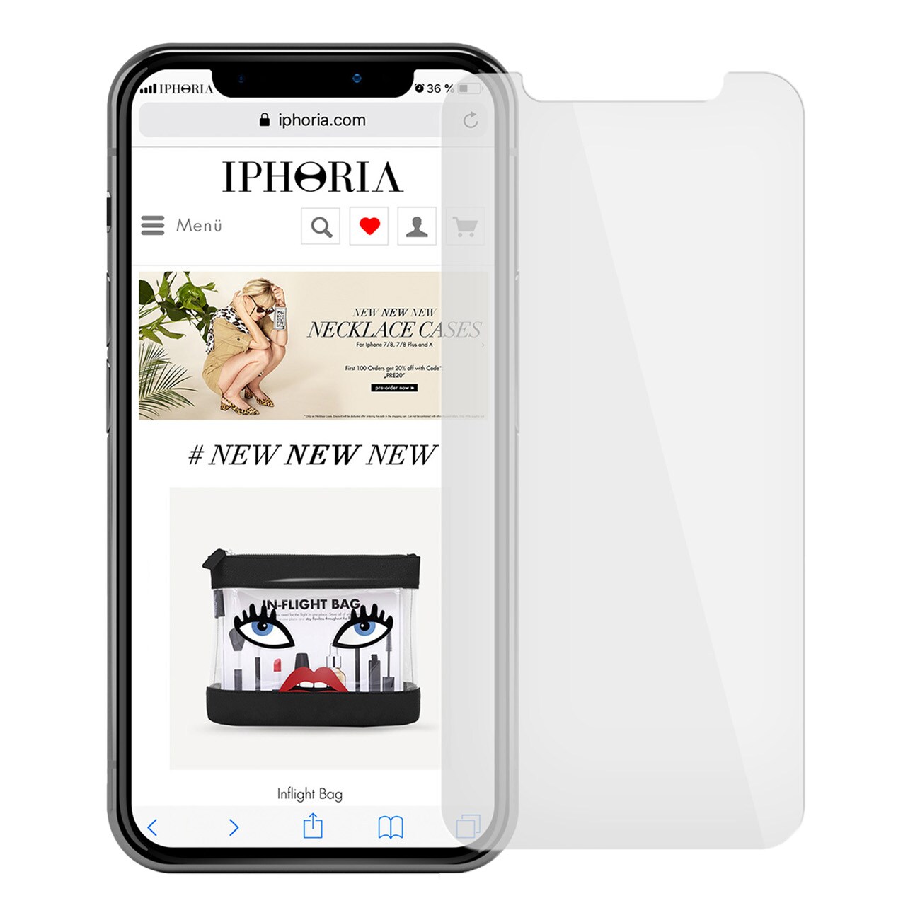 Iphoria HD Glass Protector iPhone 13 mini transparent Smartphone / Tablet - Schutzglas