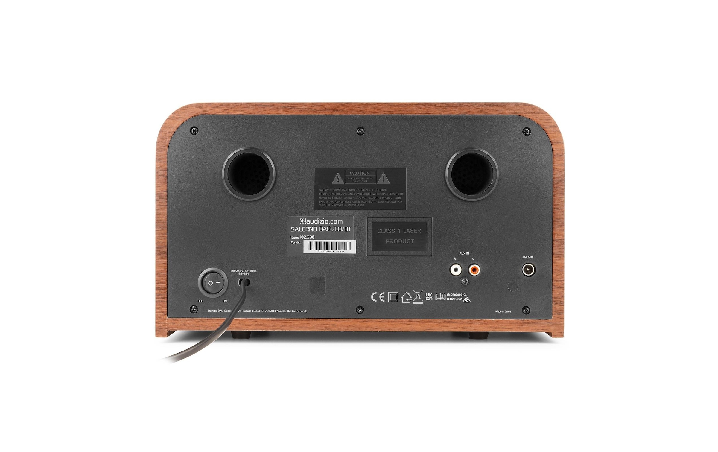 AUDIZIO CD-Radiorecorder »Salerno Braun« ( 50 W)