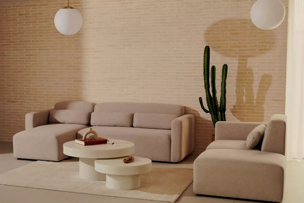 1-Sitzer mit Anstellhocker Neom