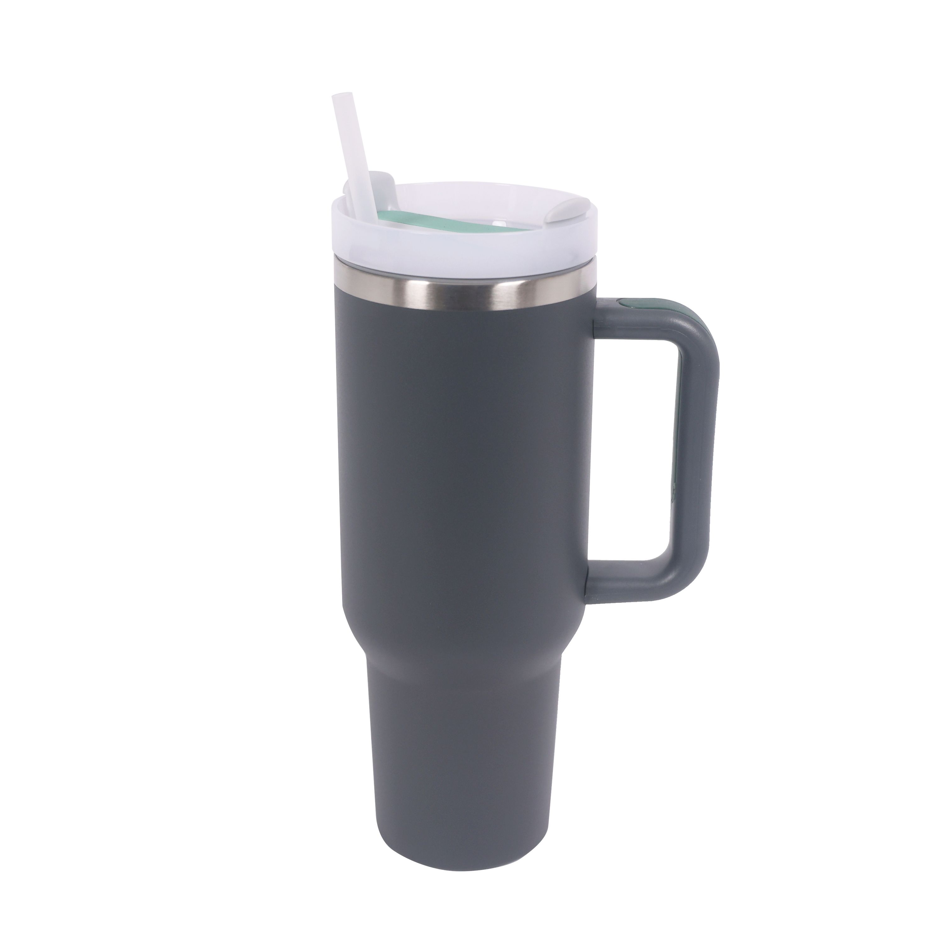Thermobecher mit Strohhalm 1.1L anthrazit