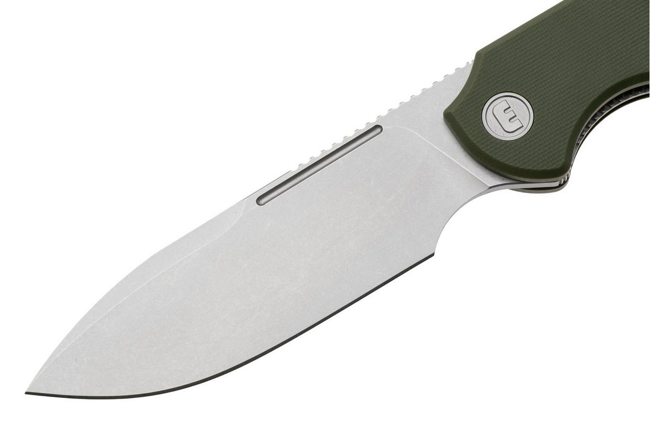 Eutektik Binary BIN-OGSW-R Stonewashed 14C28N, OD Green G10, zakmes