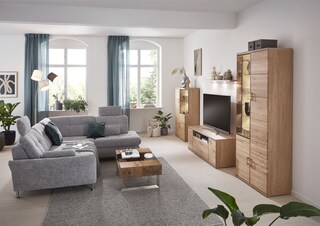 CASAVANTI Wohnwand BRILON I 4-teiligAlteiche teilmassiv