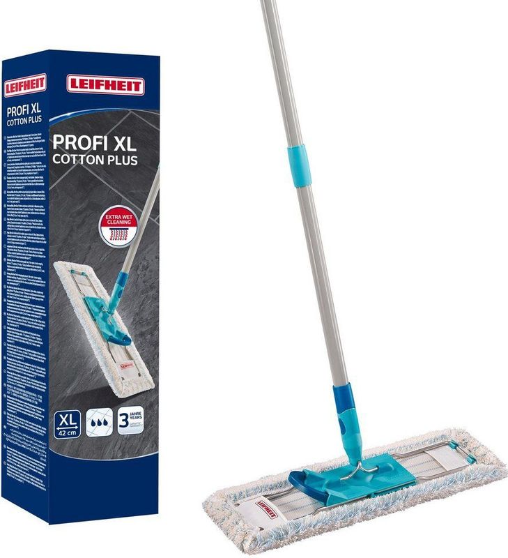 Leifheit Profi Vloerwisser XL Cotton Plus - 42 cm - 360° Draaibaar