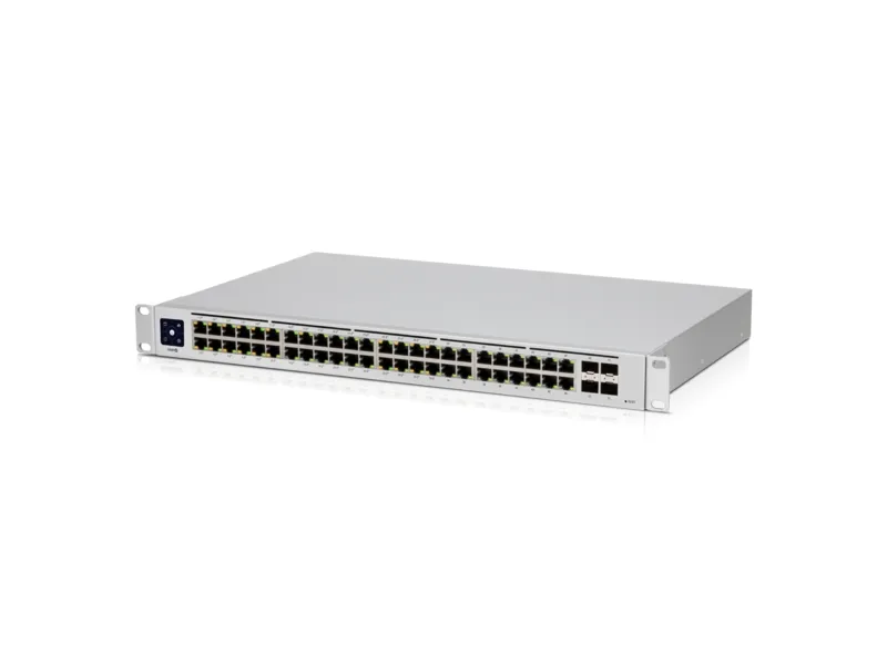 Ubiquiti UniFi Switch USW-48-POE - Switch - Administreret - 48 x 10/100/1000 (32 PoE )   4 x Gigabit SFP - monterbar på stativ, desktop - PoE  (195 W)