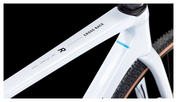 Vélo de Cyclocross Cube Cross Race C:62 Race Sram Rival XPLR eTap AXS 12V 700 mm Blanc Polar 2025