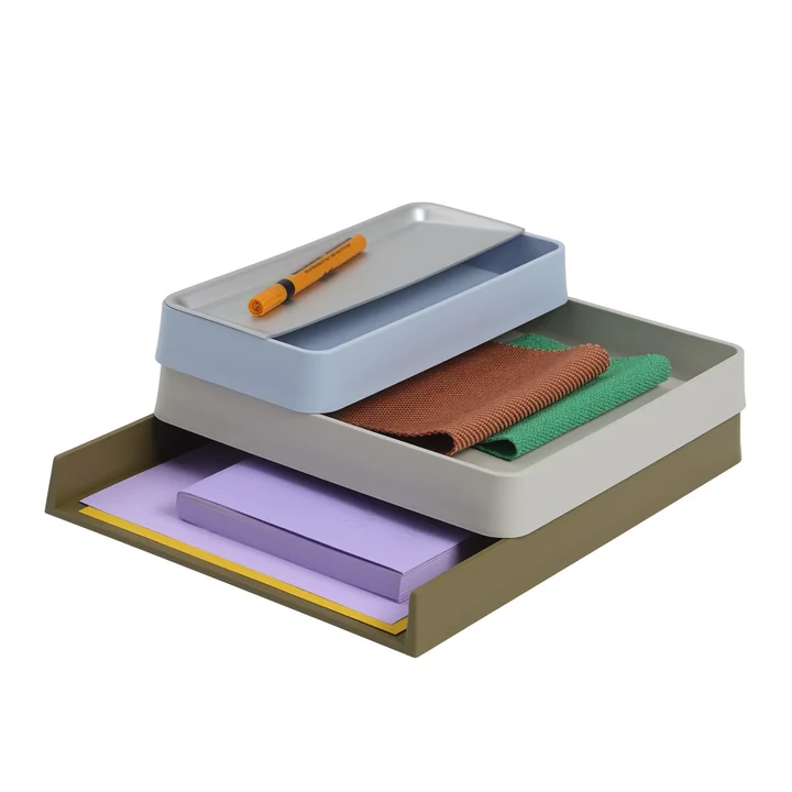 Muuto - Arrange Desktop Organizer, grau / Kork