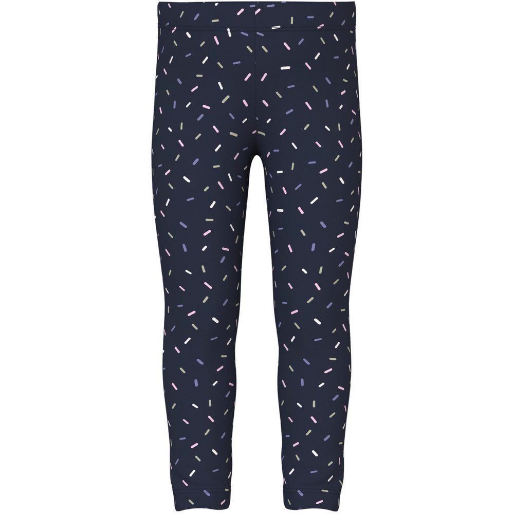 Køb Name It Navy Blazer Sprinkles Nmfvivian Aop Leggings