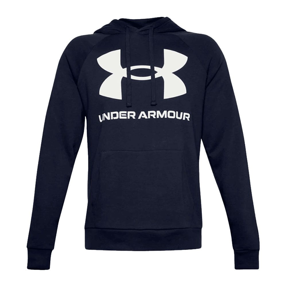 Under Armour RIVAL FLEECE BIG LOGO - Sweat Homme marine