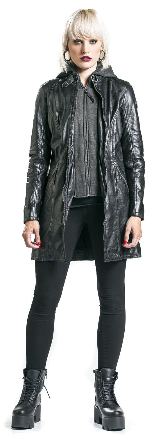 GGJandra Lamas | Gipsy Manteau en cuir
