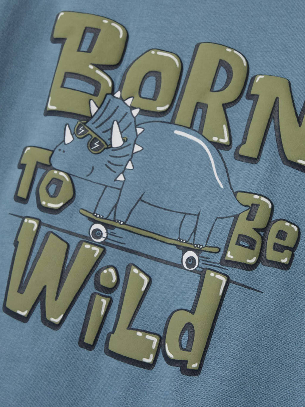 NAME IT T-shirt - set van 2 blauw/wit