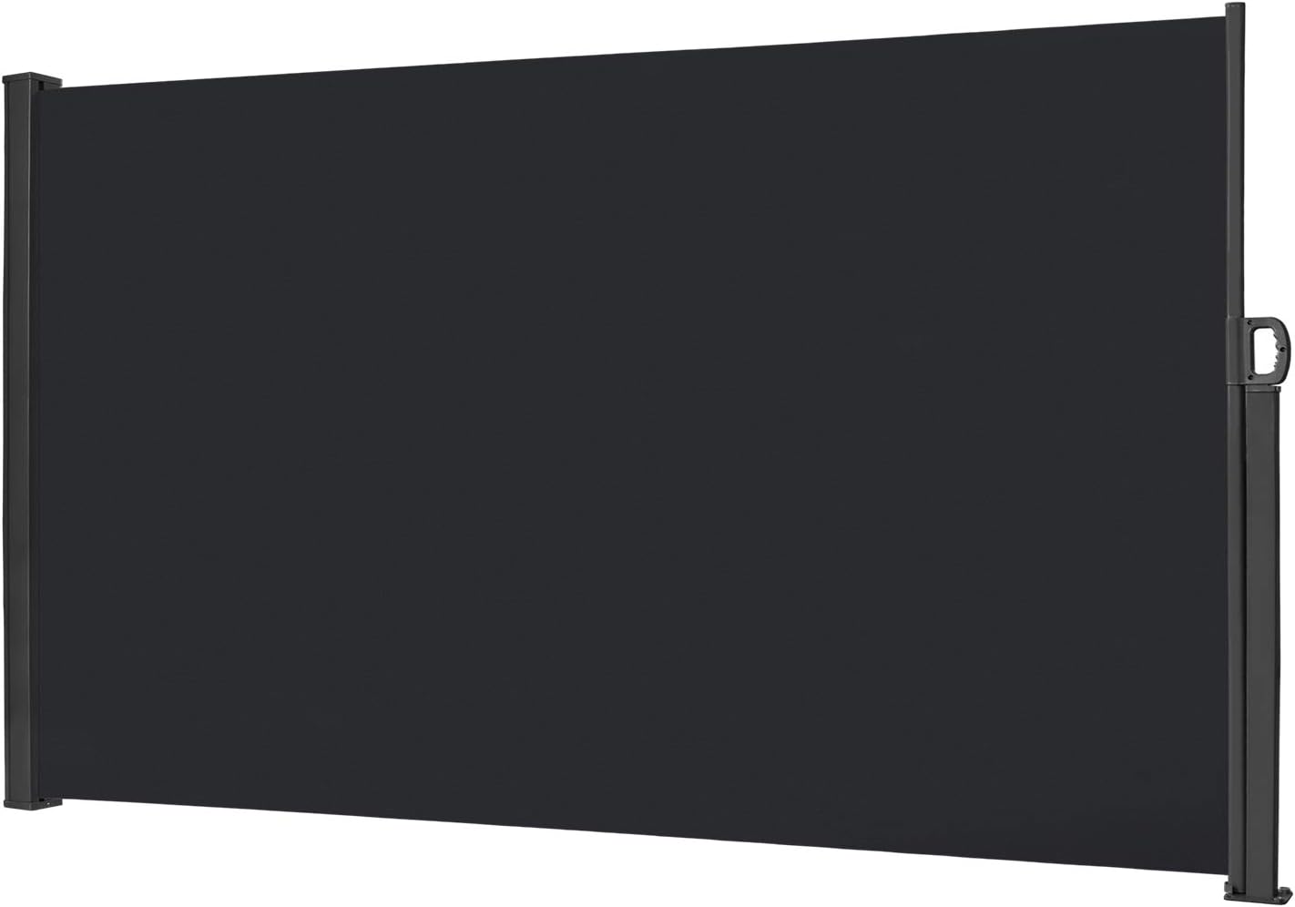 Seitenmarkise Sichtschutz Sonnenschutz Windschutz, Markisenstoff aus Polyester für Terrasse Camping seitlicher Windschutz (200x300cm, Anthrazit)