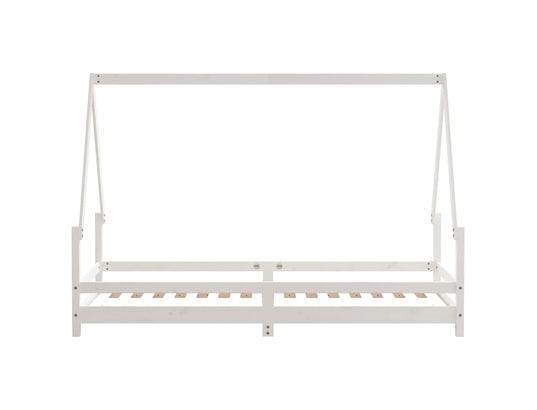 VIDAXL - Lit enfant Cadre de lit pour enfants blanc 90x200 cm bois de pin massif